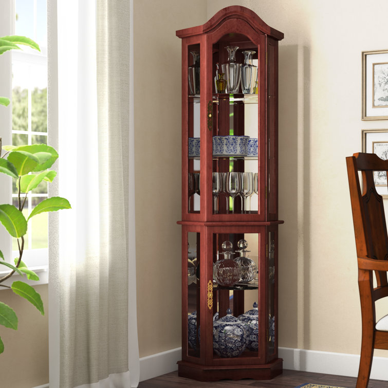 ClassicLiving Corner Curio with Lighting & Reviews Wayfair.co.uk